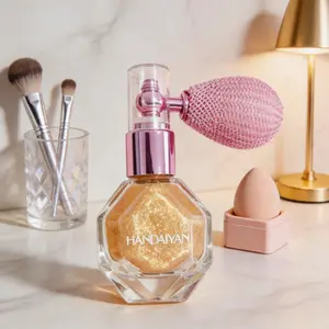 Airbrush Fairy Dust Highlighter Powder Spray - Easy-to-Use Shimmer Cosmetic Makeup for Radiance, Clavicle Application, Viral Beauty & Personal Care Item (Spring Glow Up Shop Item)
