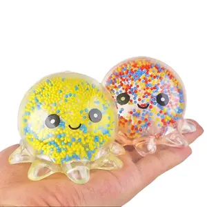 2-Pack Octopus Orbeez Splat Squishy Stress Ball • Random Colorful Cute Squeeze Toy for Kids & Adults • Stress Relief Fidget Toy & Party Favors