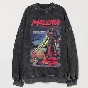 The Retro Elden Graphic Sweatshirt, Malena Sweatshirt, Gift for Men, Gift for Women, Crew Neck T-shirt, Trending T-shirt