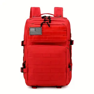 13.21 Gallon Large Capacity Heavy Duty Tactical Backpack with Heavy Duty Zipper Closure Multiple Compartments Padded Shoulder Straps for Outdoor Activities Hiking Camping Travel