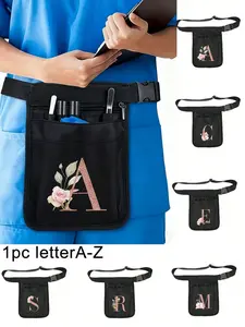 Multifunctional Tool Storage Bag, Adjustable Nurse Waist Pack, Durable Polyester Foldable Organizer, Multiple Compartments, Tool Pouch