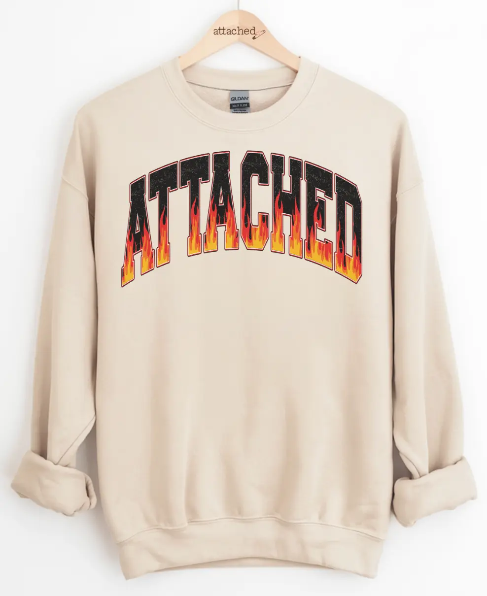 Attached Flames Graphic Top