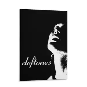 Rock Band Deftones Poster retro Canvas Art Room Aesthetic And Wall Picture Living Decor Gift（5）