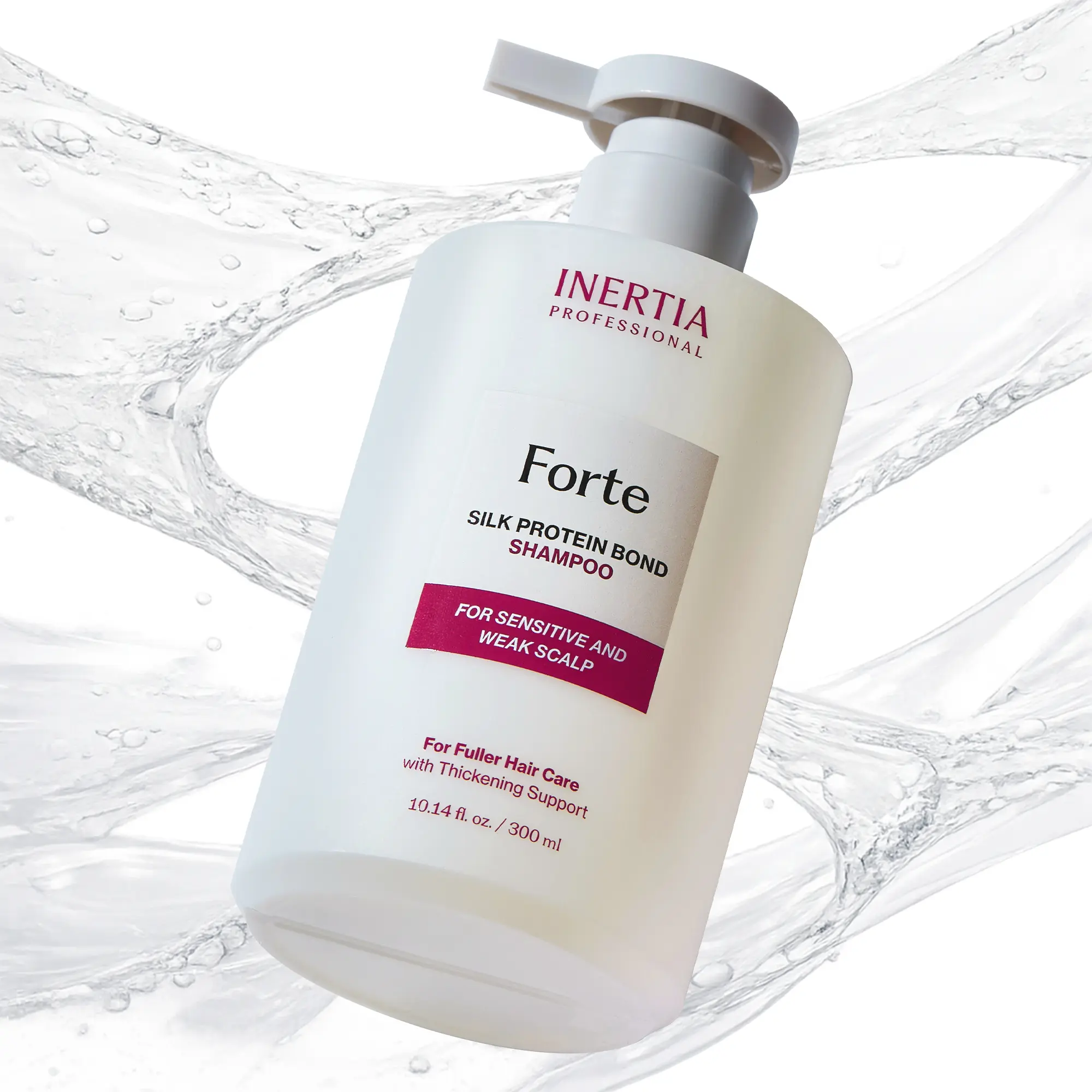 [Hair Loss Care & Root Strengthening] INERTIA Professional Forte Shampoo with Silk Protein Peptide for Thinning Hair