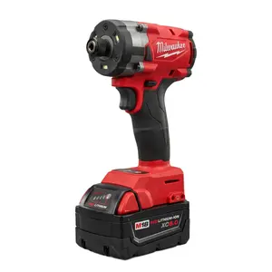 Compact Cordless Impact Drill Set - Milwaukee M18 FID3 18V Cordless Brushless 1/4in Hex Impact Driver 300Nm Breakaway Torque 4-Speed Kit