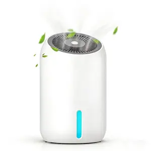 Household dehumidifier, 30 ounces (860 milliliters), a small dehumidifier suitable for a 2200 cubic feet (240 square feet) space, with automatic shut-off function, 7 color lights, suitable for basements, bedrooms, bathrooms, closets, wardrobes,