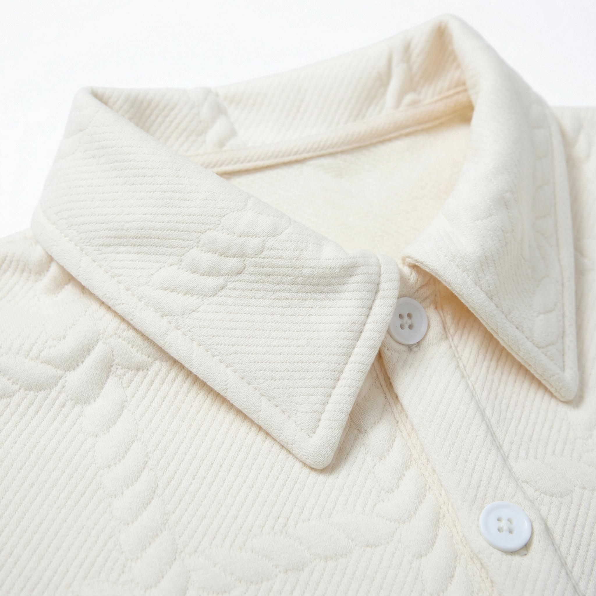 Men's 2 Piece Loungewear Set, Textured Polo Shirt & Shorts for Home & Streetwear