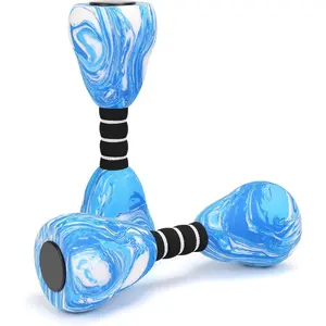2PACK Aquatic Exercise Dumbbells, EVA Foam Barbells, Water Weights for Pool Exercise, Water Dumbbells for Men Women Water Workouts, Swimming Training