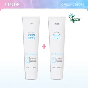 [ETUDE Official] Soonjung 2x Barrier Intensive Cream Set | Deep Hydration | Skin Protection | Nourishing Formula | Moisturizing | DealsForYouDays