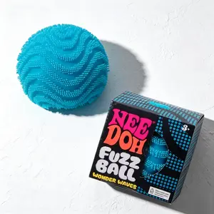Wonder Waves Fuzz Ball Squishy Toy – Soft Velvet Wavy Sensory Toy for Relaxation & Lovely Party Gifts for Everyone