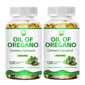 2 Pack Nature's live Oil of Oregano,4000 mg (per serving), Dietary Supplement for Immune Health, Digestive Health, Non-GMO softgels