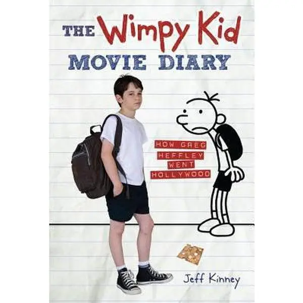 USED Book - The Wimpy Kid Movie Diary (Diary of a Wimpy Kid) by Jeff Kinney (Hardcover) - english