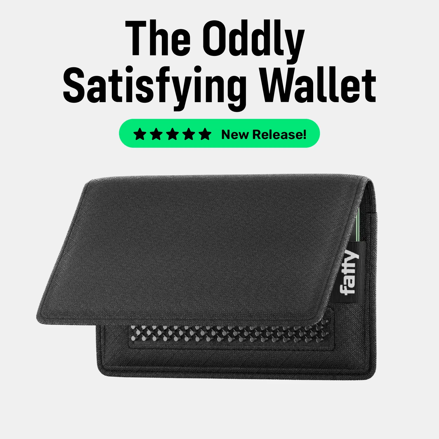 FattyPack Snap Wallet | Compact RFID Blocking Ripstop Nylon Wallet | Satisfying Snap-Lock Closure | Welded Construction