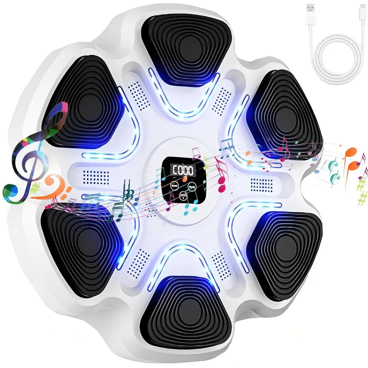 Music Boxing Machine, Boxing Machine Wall Mounted Music Smart Boxing Equipment , Boxing Music Workout Machine ,9 Modes Speeds