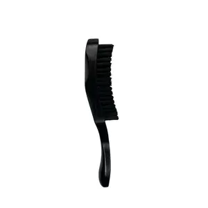 JIGGSAWMILLIONS Hard Wave Brush for Men, Hard Bristles for Thick Coarse Hair, Wave Styles - Hard Black Tribal Wave Brush