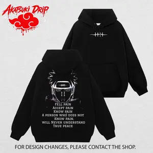 [Akatsuki Drip] Retro Pain Nagato- Naruto Shippuden #125 Hoodie T-Shirt Sweatshirt, Retro Vintage Unisex Graphic 90s Cotton, Gift For Wibu, Anime Manga Y2K Streetwear