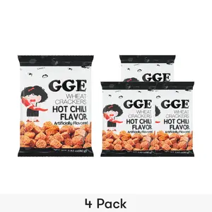 WEILIH GGE Hot Chili Flavor Wheat Cracker 80g*4【4 Packs】