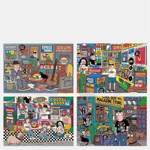 SKYISLE MINI 1.0 - Build Your Own Lo-Fi Cartoon Chaos 3D Sticker Set