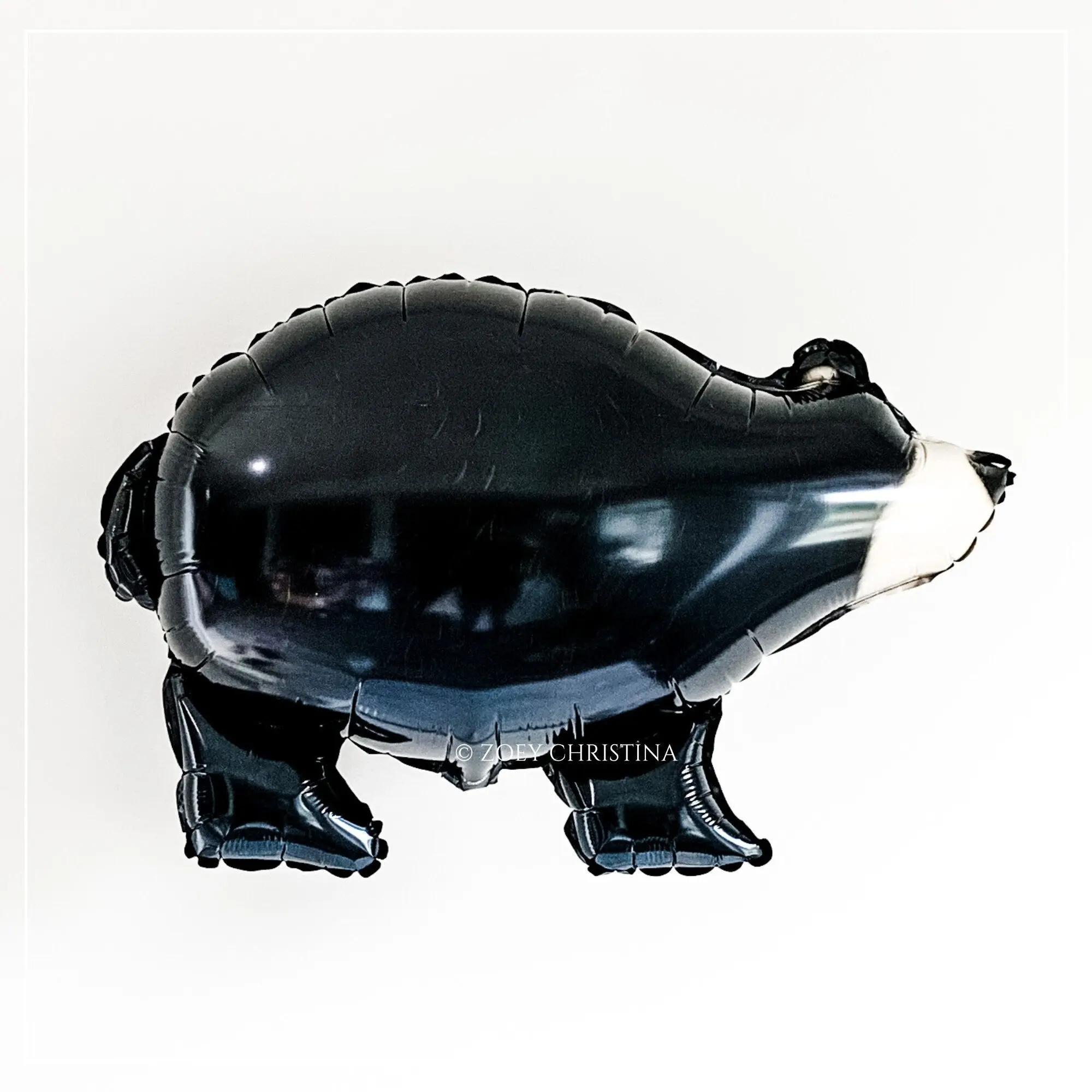 Woodland-Themed Bear Balloon – 21” Foil Balloon for Baby Showers & Birthdays