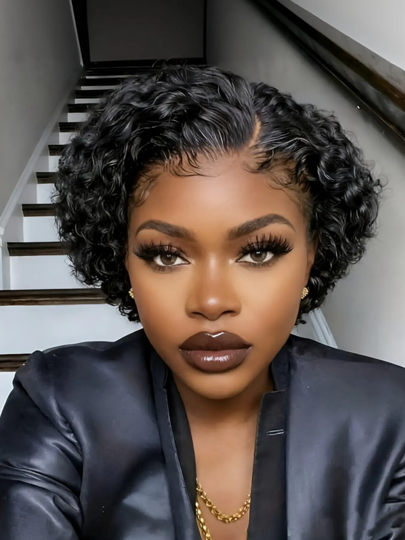 Pixie Cut Wigs Natural 13x4 Lace Front Wig Daily Party Cosplay Gift Use Short Curly Wave Human Hair Wigs for Women Curly Bob Wig