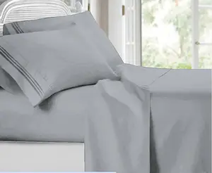 SOFT SHEET SET KING QUEEN PILLOWCASES,FITTEDSHEET, AND FLAT SHEET