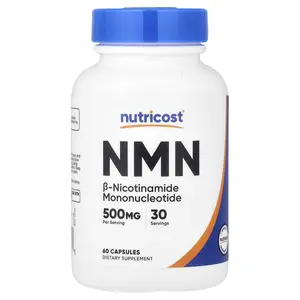 Nutricost NMN, 500 mg, 60 Capsules (250 mg per Capsule)