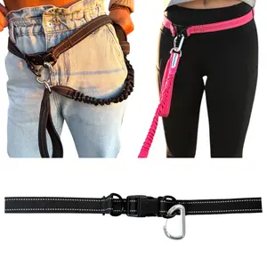 Shed Defender Hands Free Dog Leash Belt - Seen on Shark Tank - Attaches to Any Leash, Jogging & Running, Heavy Duty Buckle, Reflective Stitching, Adjustable one Size fits All, Designed in USA Pet Gear