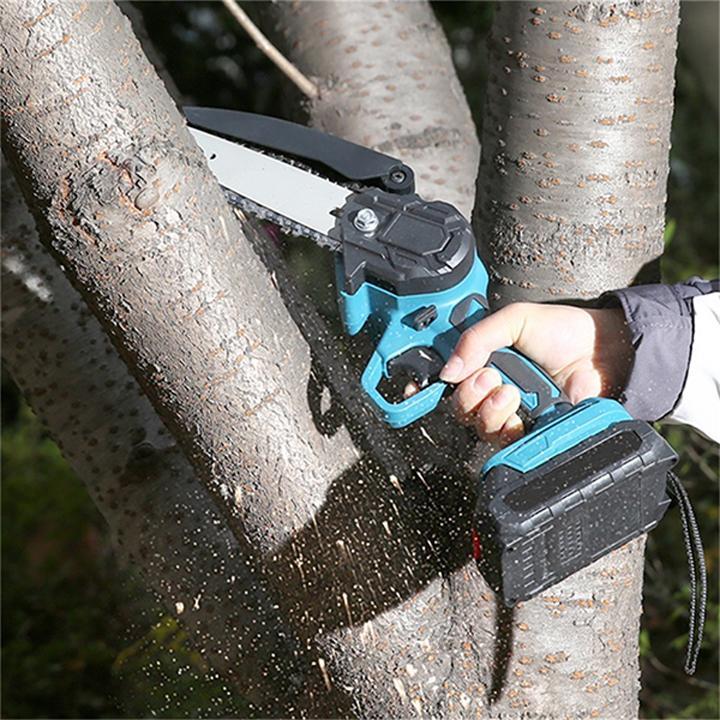 6" Brushless Mini Chainsaw | Cordless Portable Electric Saw | 2000mAh Battery | Tree Pruning & Gardening | Perfect Gift for Men