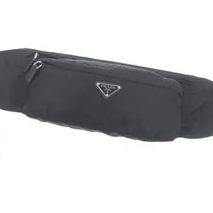 Pre-owned PRADA Others Tote Bags Triangle Logo Waist Pouch
