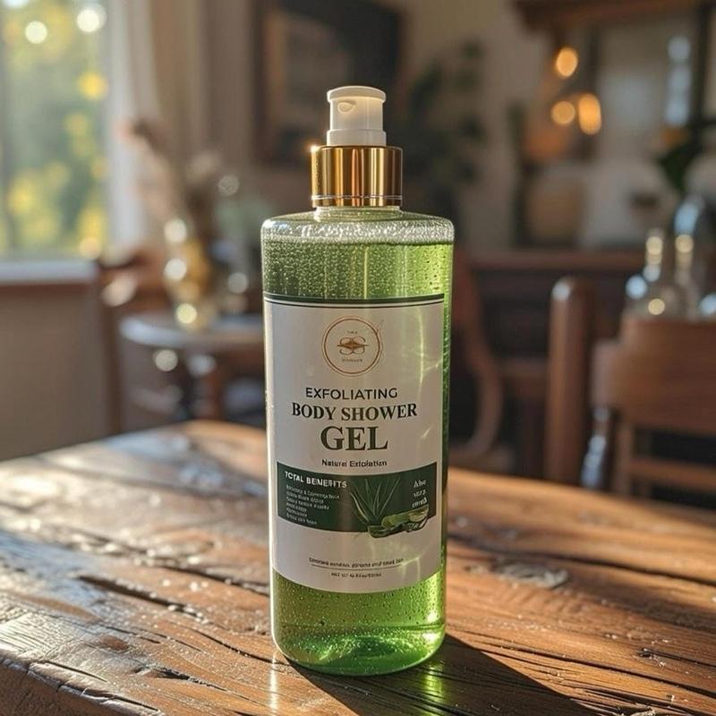 Exfoliating Shower GEL , Natural Extract Soaps 500ML