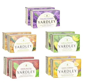 Yardley London Soap Bath Bar Bundle - 10 Bars: English Lavender, Oatmeal and Almond, Aloe and Avocado, Cocoa Butter, Lemon Verbena 4.25 Ounce Bars (Pack of 10 Bars, Two of each)
