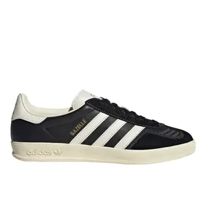 adidas Mens Gazelle Indoor Lace Up Sneakers Shoes Casual - Black
