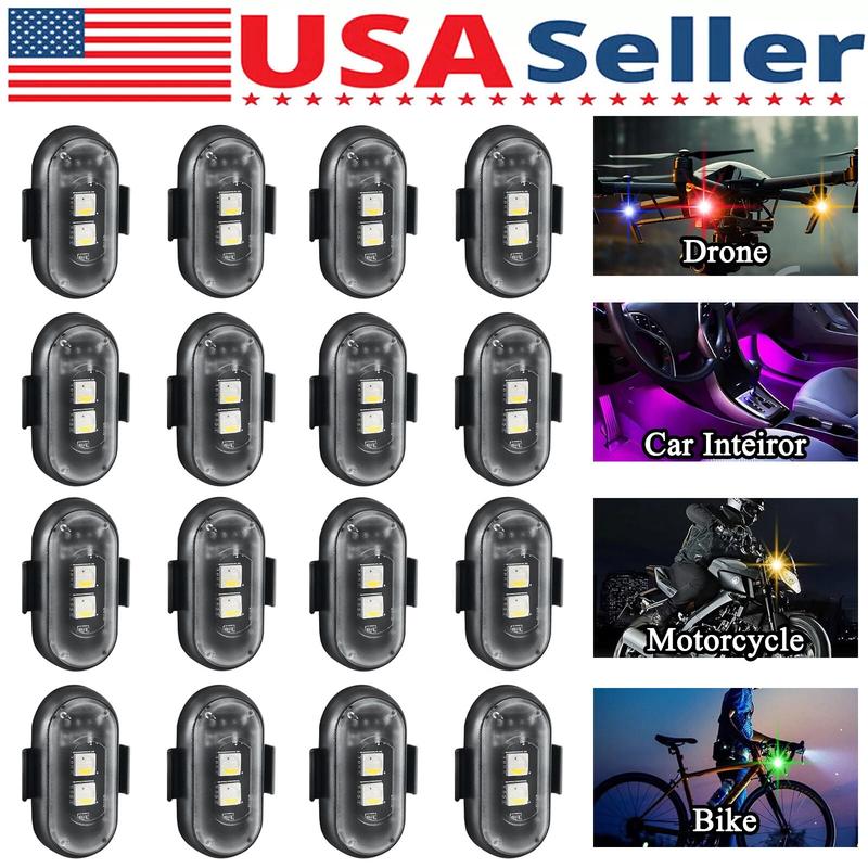 24PCS Remote Control Car Footwell Light, Wireless LED Lights for Car, with Remote Control, High Brightness Wireless LED Strobe Light 8 Colors USB Charge IP65 Waterproof Anti-Collision for Car Motorcycle Aircraft Bike 24PCS Remote Control Car Footwell Light, Wireless LED Lights for Car, with Remote Control, High Brightness Wireless LED Strobe Light 8 Colors USB Charge IP65 Waterproof Anti-Collision for Car Motorcycle Aircraft Bike