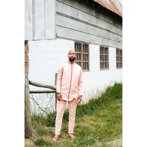 Peach Kaftan Lineage Set