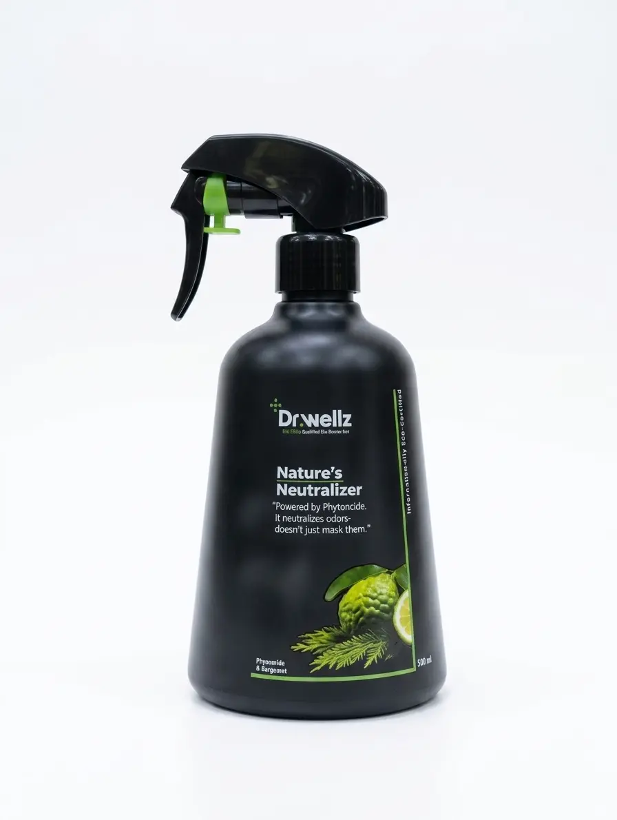 Dr. Wellz Multi-Purpose Odor Eliminator Spray - All-Natural Deodorizer (500mL / 16.9 fl oz)
