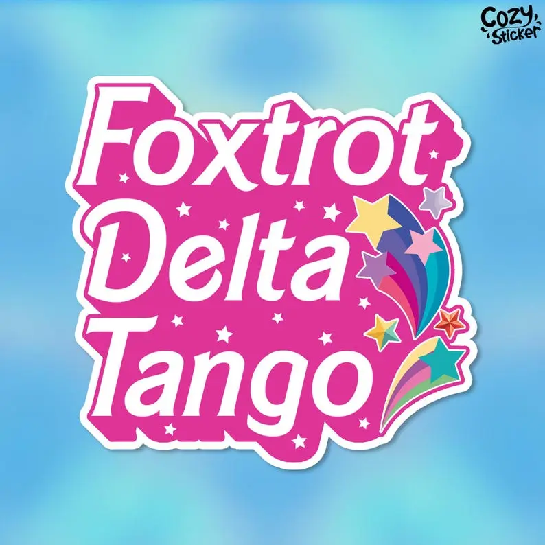 Foxtrot Delta Tango Sticker