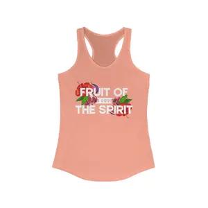 Women's Spiritual Racerback Tank | Inspirational Apparel, Mindfulness Gift, Summer Top, Faith-Based Fashion, Love of the Spirit