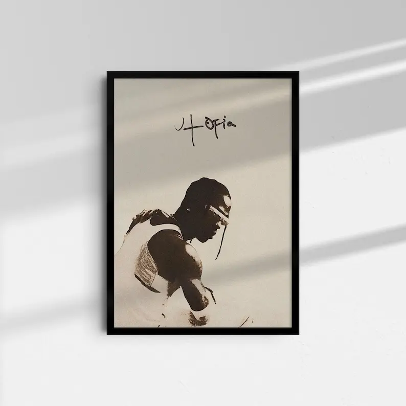Utopia Album Poster -Music Wall Art - Album Cover Poster - Rap Decor