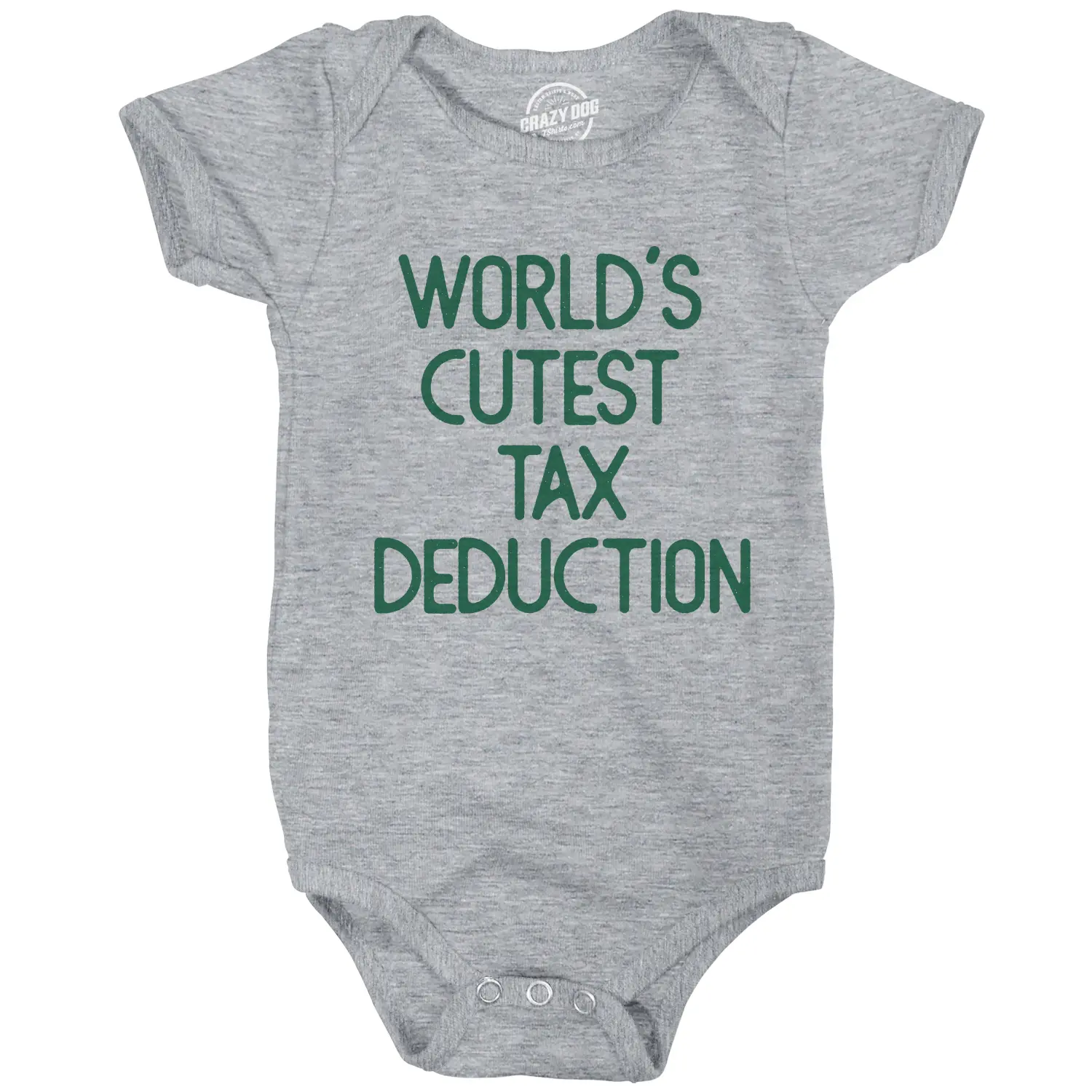 Worlds Cutest Tax Deduction Baby Bodysuit Funny Government Taxaxtion Deductible Jumper for Infants Funny Baby Onesies Funny Sarcastic Onesie Novelty Onesie Light Grey Worlds Cutest Tax Deduction Baby Bodysuit Funny Government Taxaxtion Deductible Jumper for Infants Funny Baby Onesies Funny Sarcastic Onesie Novelty Onesie Light Grey