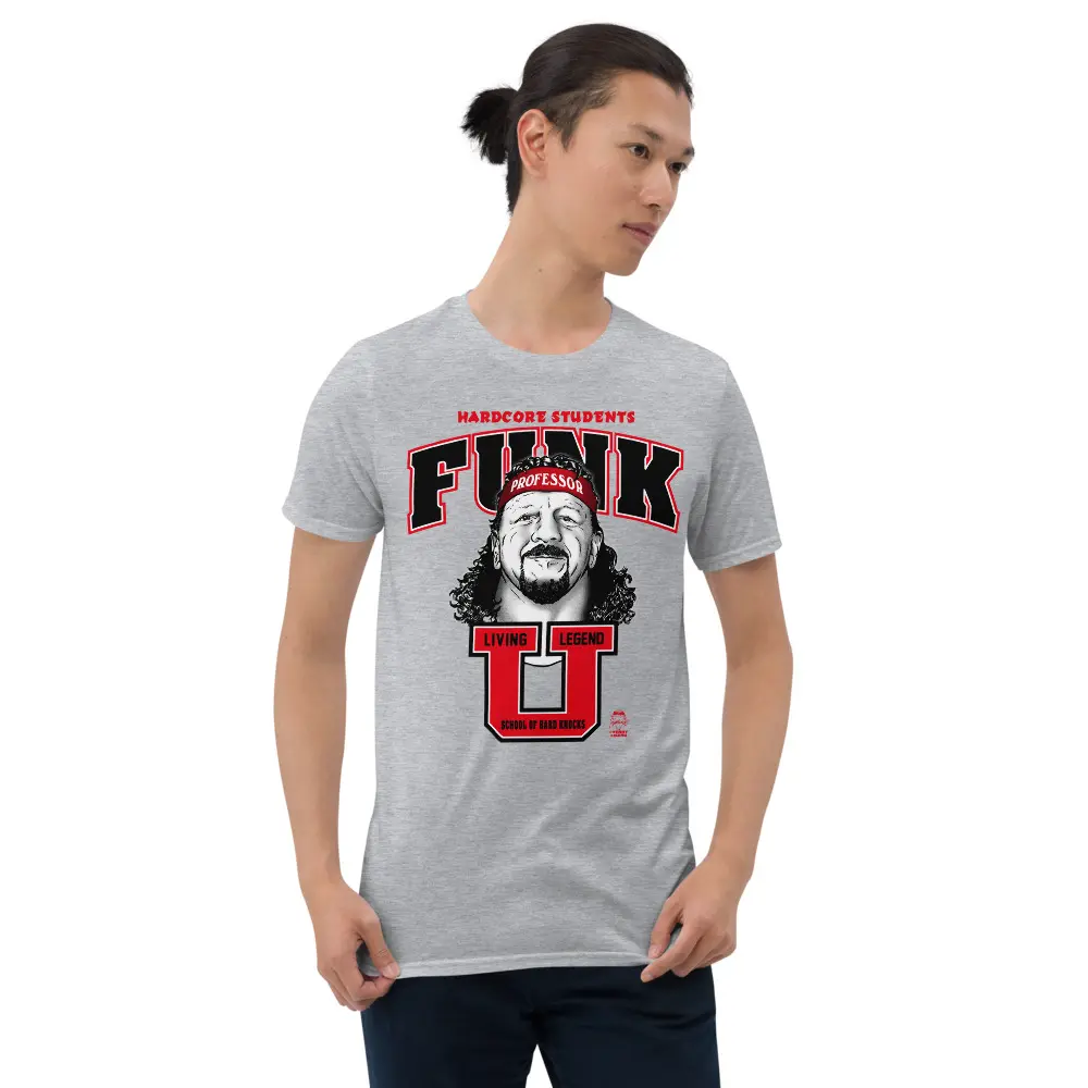 Terry Funk - Funk U (Grey) T-Shirt