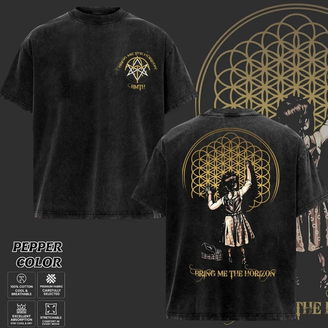 [COLLECTION] Bring Me The Horizon T-Shirt, Retro Rock Band Tee, BMTH Tour 2026 T-Shirt, 'Ascension Program 2' Music Tour T-Shirt, Unisex Oversize Heavy Metal Band Tee, Gift for Metal Music Lovers, Rock Music Gift for Men & Women. KEH