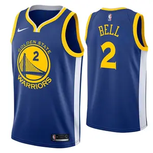 [864475-401] Mens Nike NBA GS Warriors Jordan Bell Icon Swingman Jersey