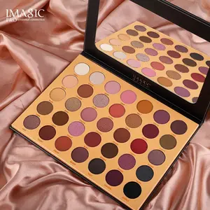 35 Color Eyeshadow Palette, Matte, Shimmer, Fine Glitter, Highly Pigmented Shades, Long-Wear, Water-resistant, Eye Makeup Product, Earthy Warm Brown, Daily Commuting, Party Makeup Palette, Makeup Gift Set