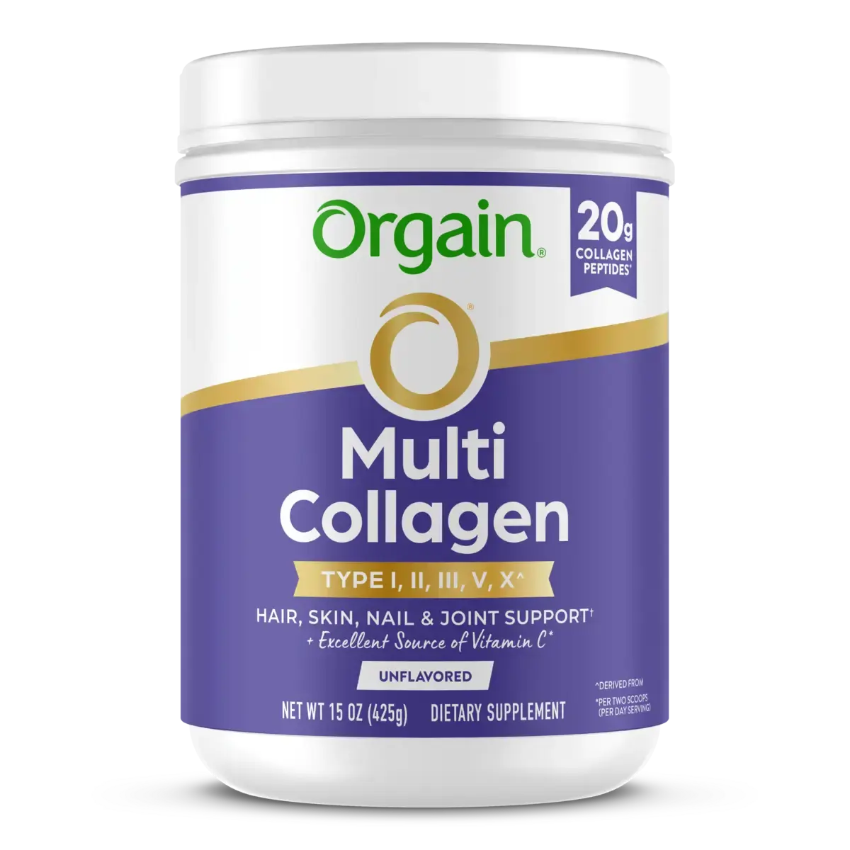 Orgain Multi Collagen Peptides for Hair Skin Nail and Joint Support Orgain Multi Collagen Peptides for Hair Skin Nail and Joint Support