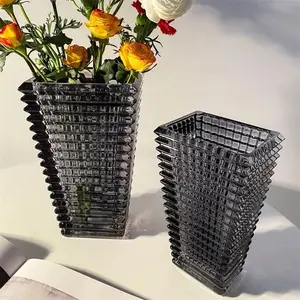 Dark Majesty Small Black Crystal Vase - Elegant Decor for Home Décor