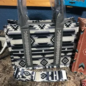 Black and white it’s Aztecs purse