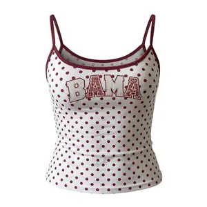 Alabama Tank Top Women, Crimson Tide Y2K Varsity Graphic Tank, College Girl Aesthetic, Game Day Outfit, Bama Rush Shirt