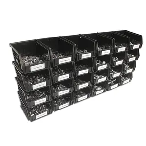 1250 Piece Grade 5 USS Coarse Thread Assortment with 24 Plastic Bins