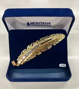 ZACATECAS - Montana Silversmith Stainless Steel Feather