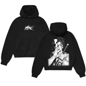 Yami Sukehiro x Black Bulls Black Clover,hoodie & washed tee Anime Double Printed Vintage Washed Tee Unisex Heavyweight Cotton T-shirt for Anime graphic Menswear Streetwear Top Classic manga men Seamless Smooth Casual Crewneck